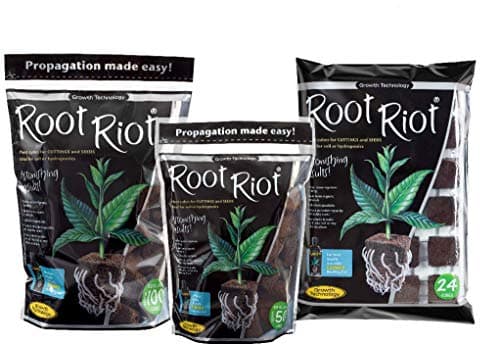 Root Riot Peat Based Cubes Rapid Root Development Propagation Hydroponics (Refill bag of 100)