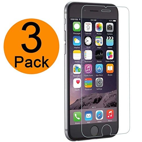iPhone 6S Plus Screen Protector, Dimik 3 pack iPhone 6S Plus Tempered Glass Screen Protector for Apple iPhone 6 Plus, iPhone 6S Plus 2015