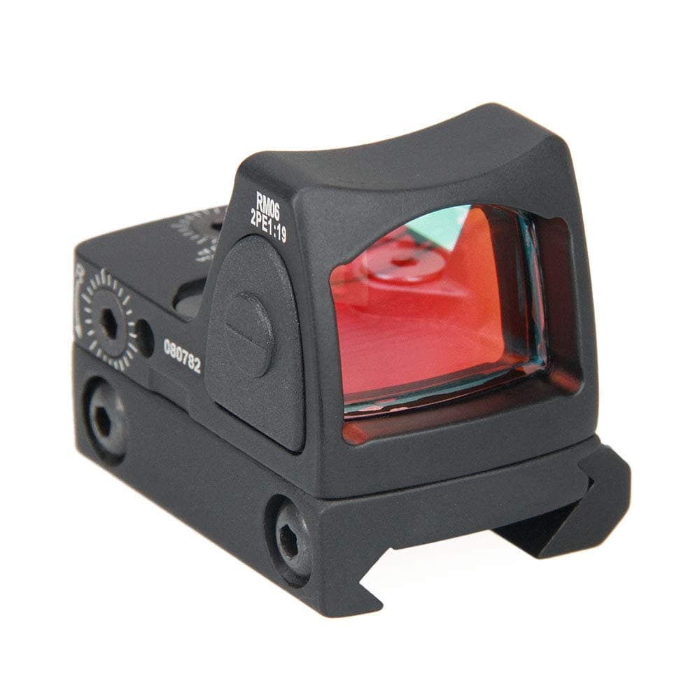 Tactical RMR Red Dot Sight, Mini 2 Moa Red Dot Sight, Adjustable Reflex Red Dot Sight, 20mm Reflex Sight Pistol Handgun Shunting Red Dot