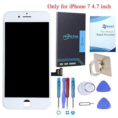 SZHSRLCD For iPhone 7 Screen Replacement-- White 3D Touch 4.7 inch Touch Digitizer Frame Assembly Replacement Include Free Repair Tools kits & Detailed Instruction with Pictures