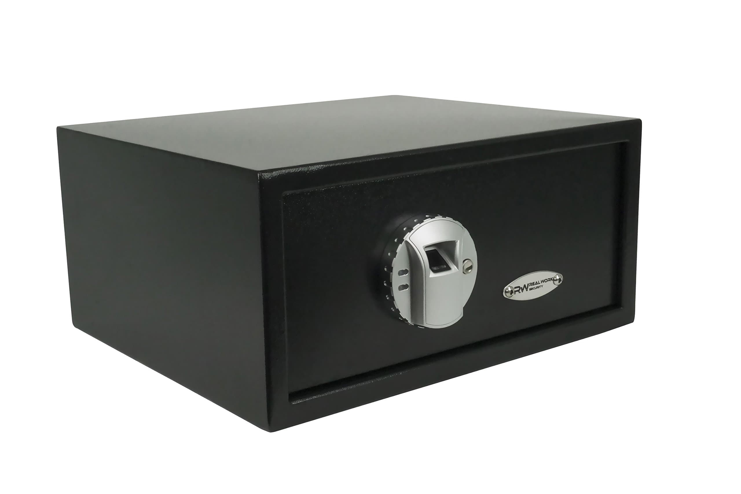 RealWork Biometric Safe, Medium, Black (411012)