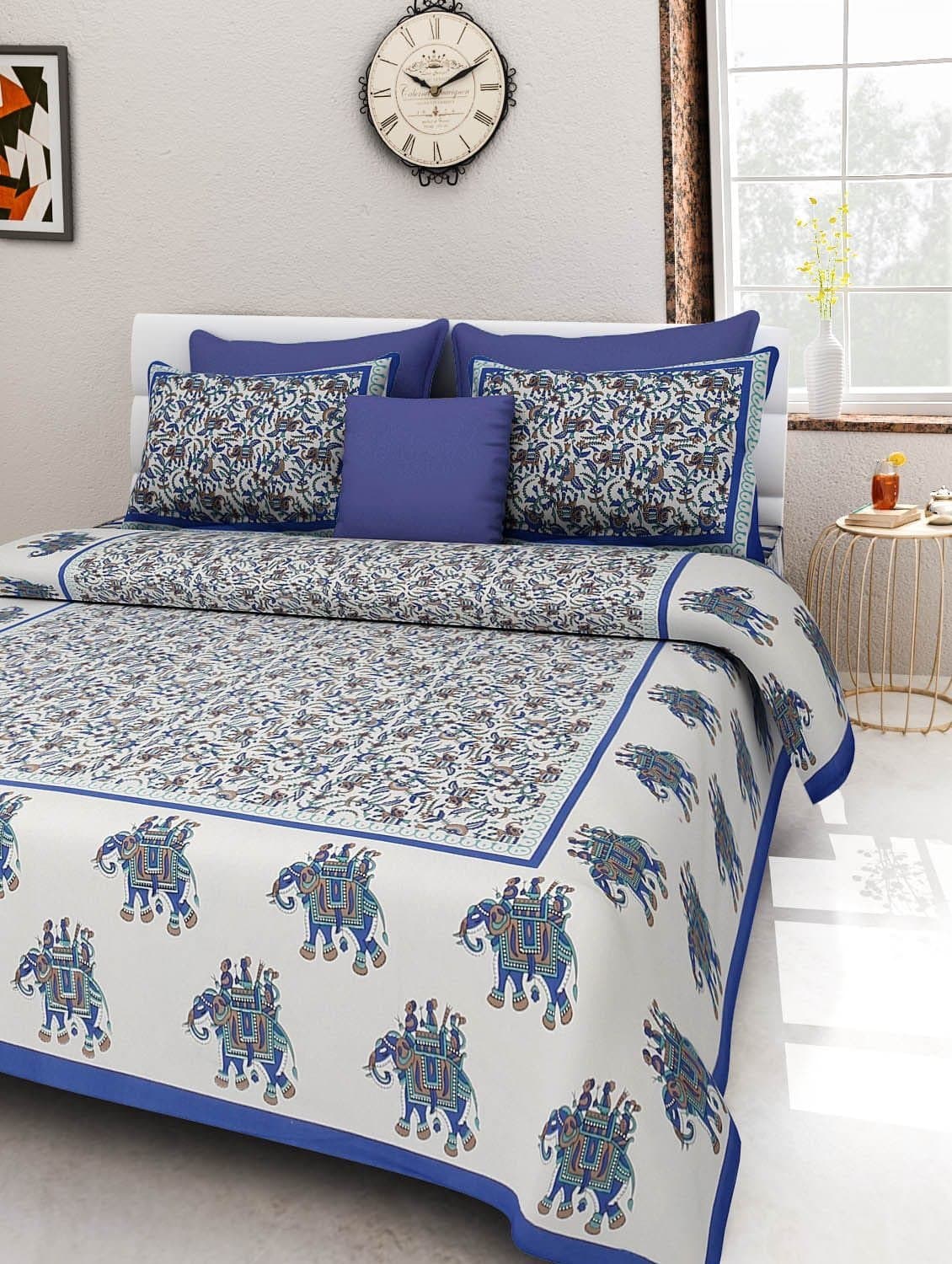 Tree Bed Sheet (Blue1)