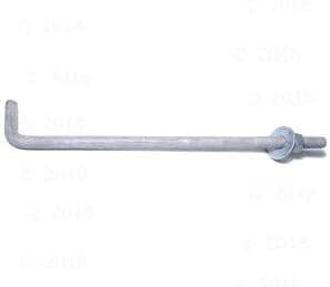 Hard-to-Find Fastener 014973147495 Anchor Bolts, 5/8-Inch x 16-Inch, 10-Piece