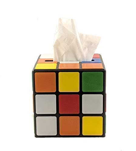 Aybikera Square Acrylic Magic Cube Tissue Box