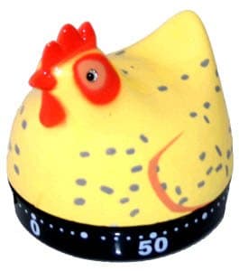 Kitchen Timer: Hen/Chicken Kitchen Timer - Yellow
