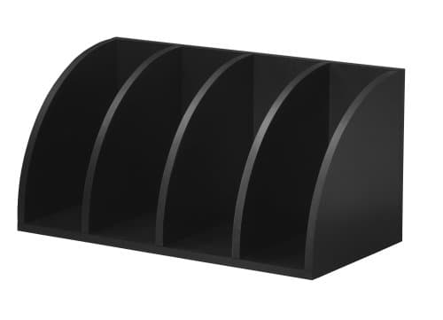 Foremost 328006 Modular Corner Radius Cube Storage System, Black