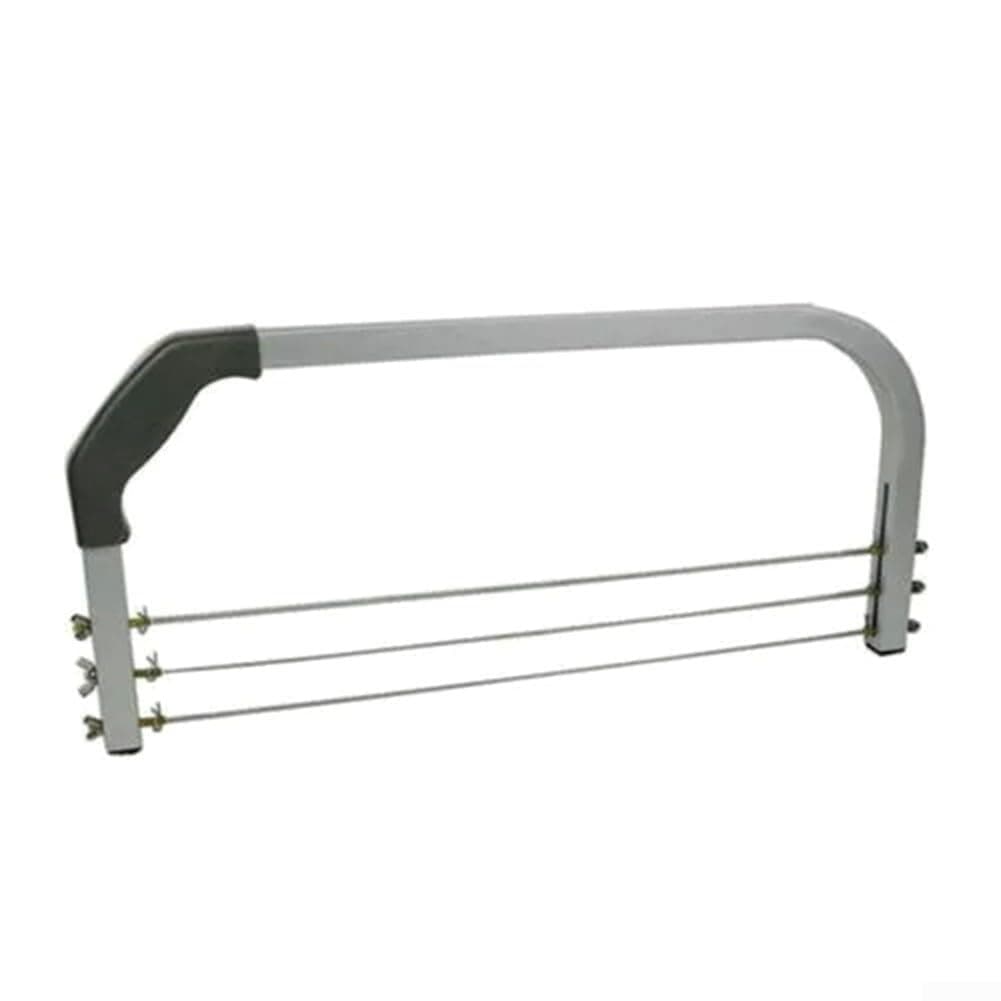 3 Blade Cake Cutter Levellers, Multiple Layer Cake Decorating DIY Cake Saw with Marked Measuring Guide, Adjustable Cake Slicer with Comfort Grip Handle for Kitchen DIY Baking