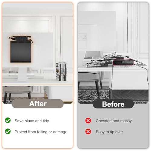 Varghesyla Mount for Dell OptiPlex Micro Form Factor Case, VESA, Under Desk and Wall Mount Fits MFF 3040, 3046, 3050, 3060, 3070, 3080, 5050, 5060, 5070, 7040, 7050, 7060, 7070, and More