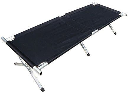 US Army Camping Bed Black