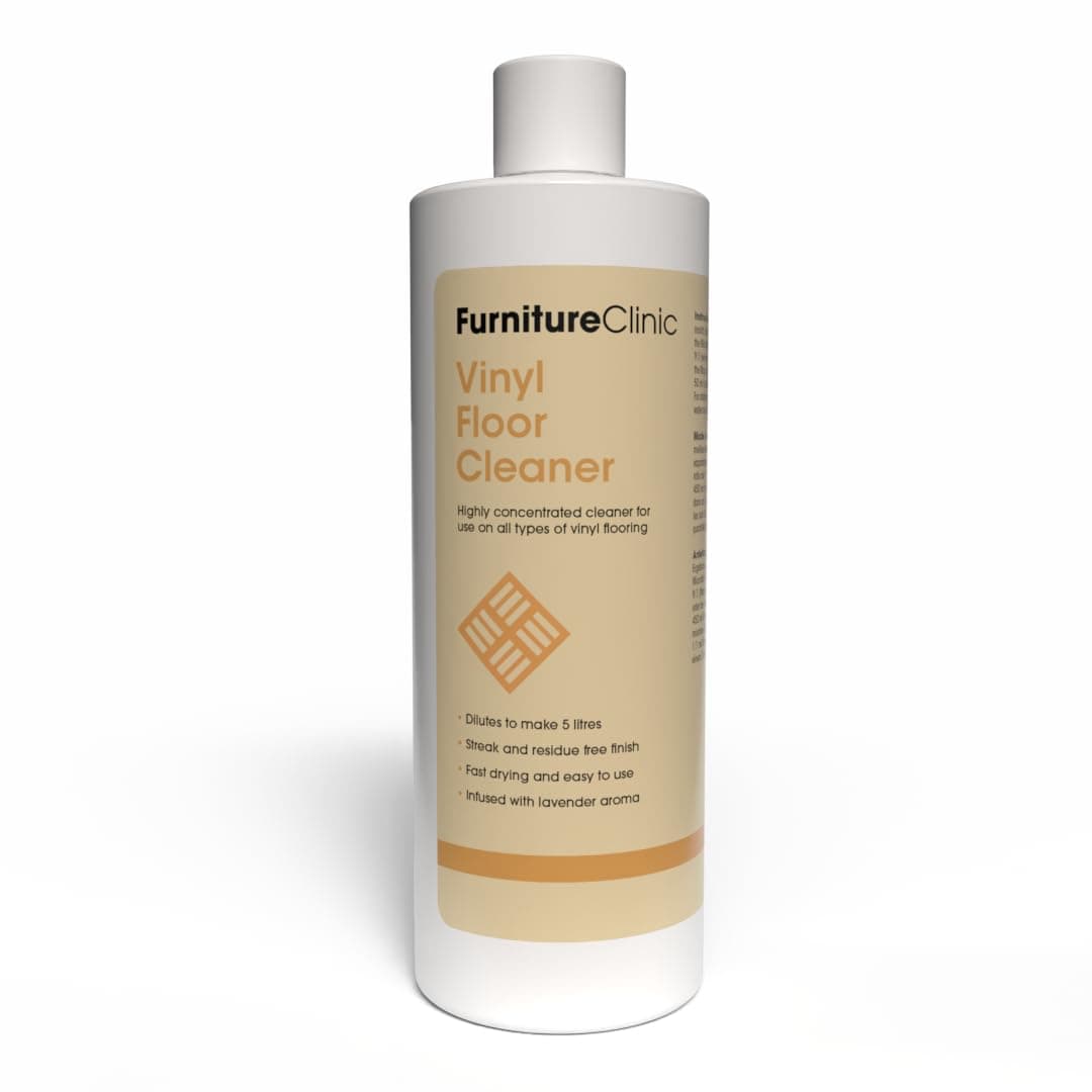Vinyl Floor Cleaner - Dilutes to Make 5 Litres - Super Concentrated & Quick Drying - Infused With Lavender Aroma - For All Types of Vinyl Floors - 500ml