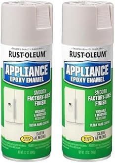 Rust-Oleum 7882830 Specialty Appliance Epoxy Spray Paint, 12 oz, Almond (Pack of 2)