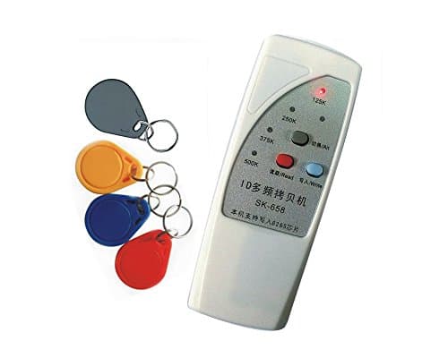 4 frequency RFID Copier/ Duplicator/ Cloner ID EM reader & writer+ 10pcs EM4305 writable keyfob