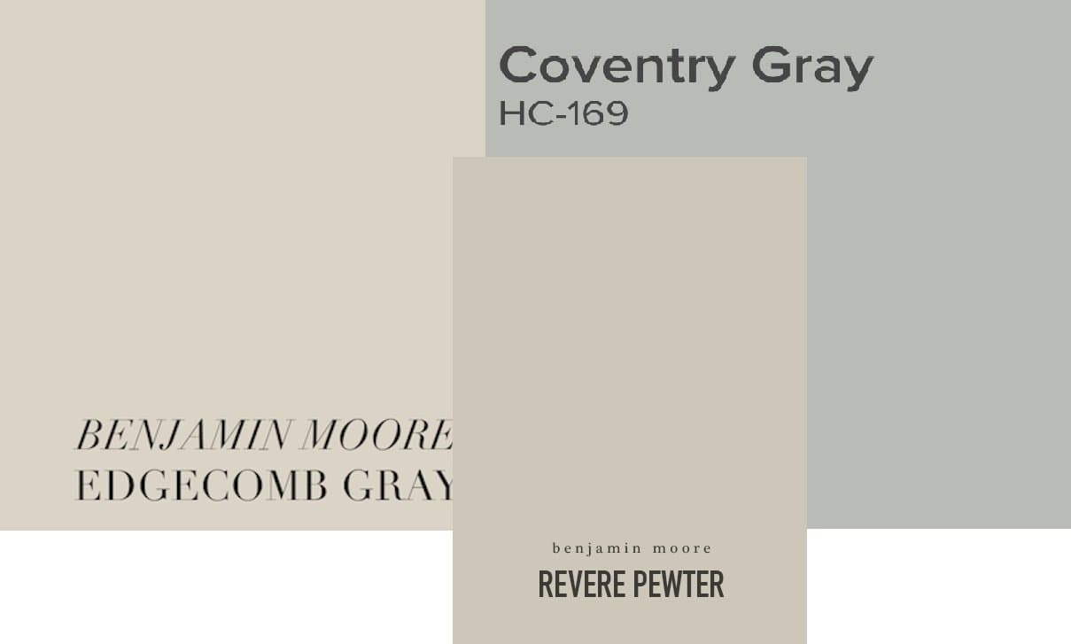 Benjamin Moore Top 3 colors 4oz. Paint Samples