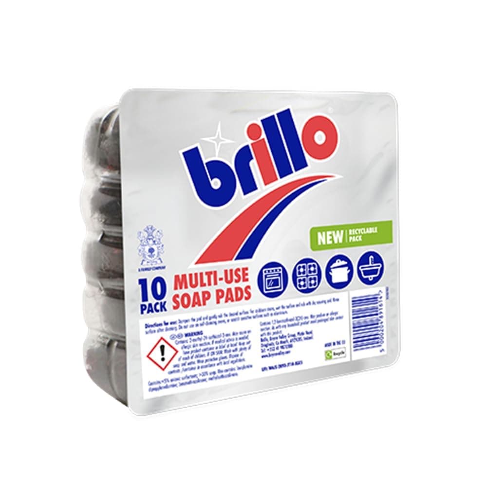 Brillo Multi-Use Soap Pads, 10 Pack