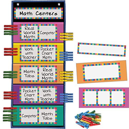 Programmable Clip N Track Classroom Pocket Chart