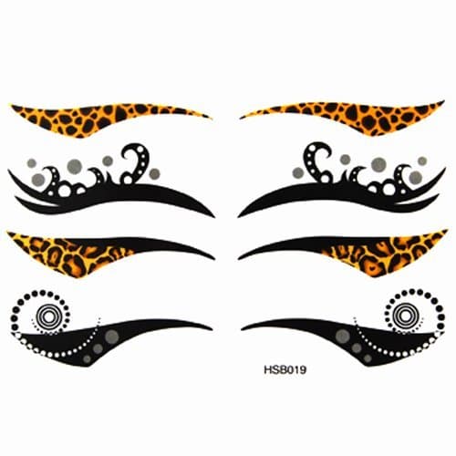 Temporary eyeliner tattoo