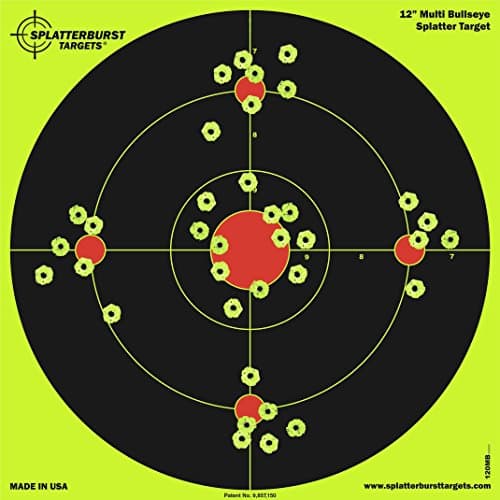 12" Multi Bullseye Splatter Target