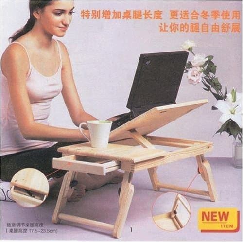 UZO1™ Multi-Function Lap Desk (Natural) (9.4" H x 22" W x 14" D)