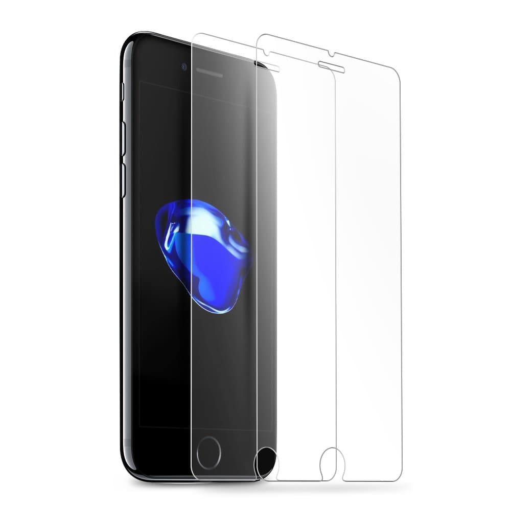 iPhone 4 Screen Protector Vontox® 2-Pack Heavy Duty iPhone 4 Tempered Glass Screen Protector Glass Compatible with 3D Touch (HD Clear 9H Hardness 0.25 mm)