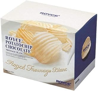 ROYCE' Potatochip Chocolate "Fromage Blanc" - Sweet and Salty Snack | Crispy Potato Chips Coated with Fromage Blanc Infused White Chocolate | Japanese Chocolate from Hokkaido (1 Oz)