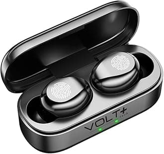 Wireless 5.3 Bluetooth Earbuds Compatible with Samsung/Apple/Google/Motorola/LG/OnePlus/Xiaomi/Huawei | IPX7 Waterproof Noise Canceling Earbuds LED Display +Quad Mic 8D Bass Ultra-Slim Case
