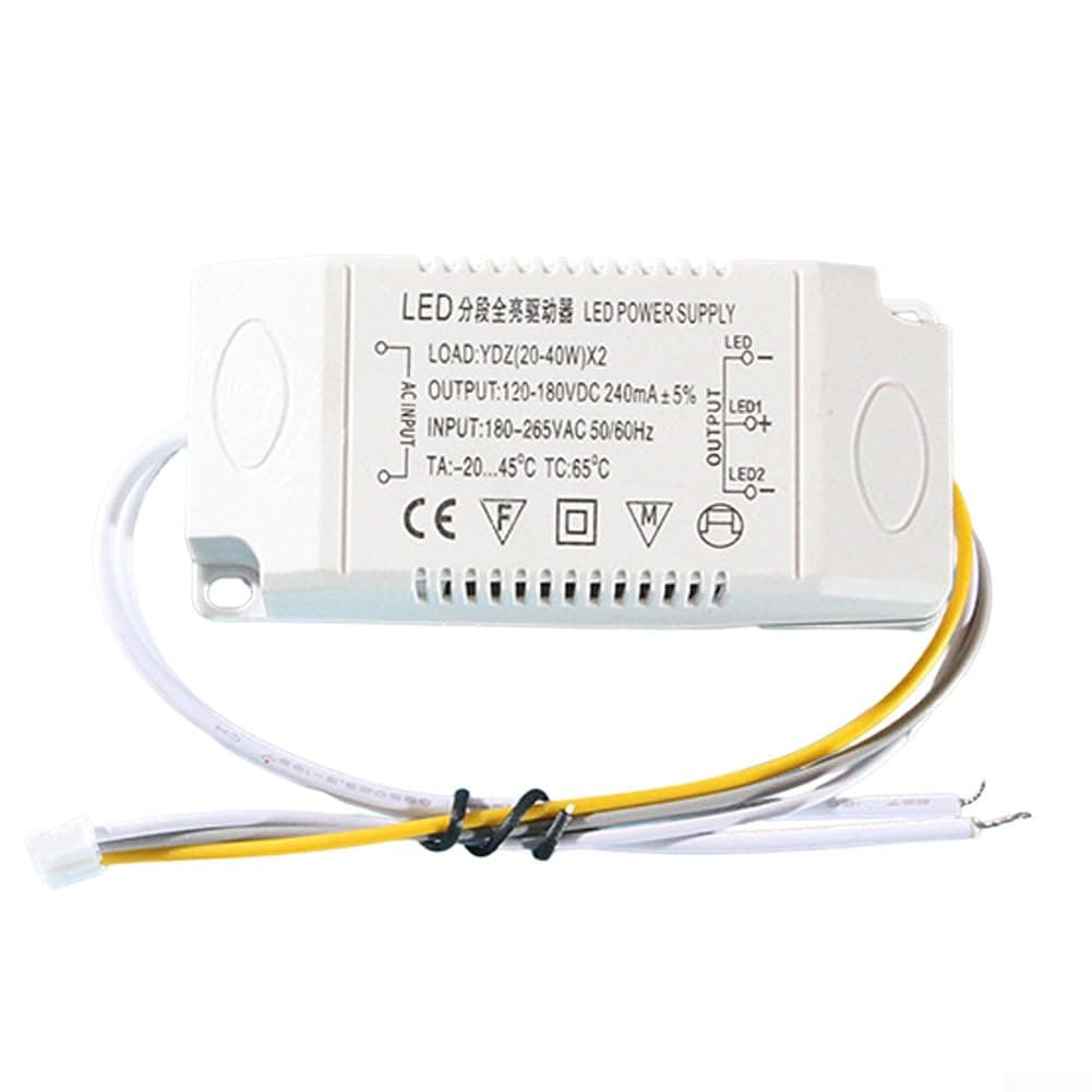 LED Driver, External Power Supply,Electronic Transformer Constant Current,Lighting Transformer Drivers,for various lighting applications,12-24W/24-36W/36-50W((25-40) W*2)