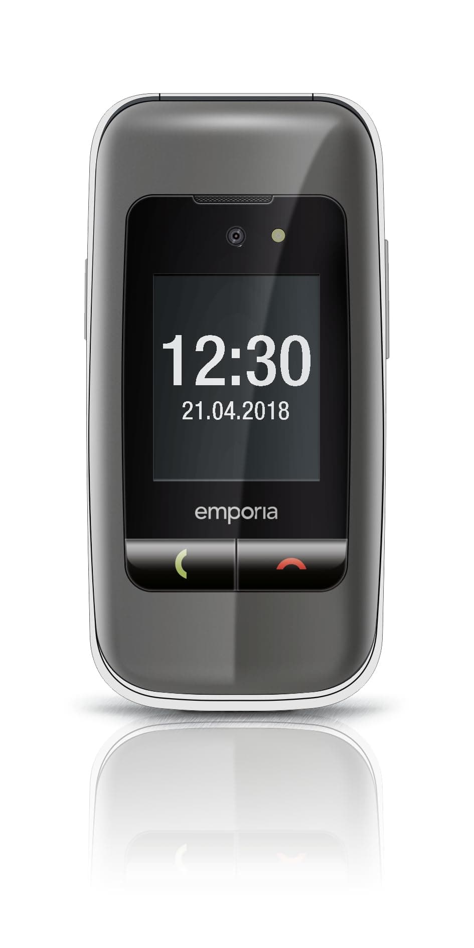 Clamshell Mobile Phone Grey