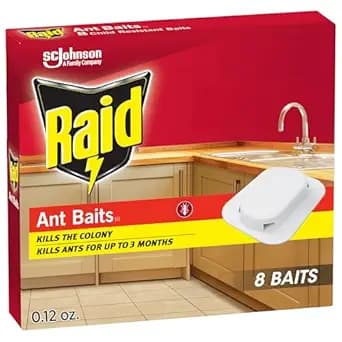 Raid Ant Killer Baits, Child Resistant Bug Killer for Indoor Home Use, 0.24 Oz, 8 Count