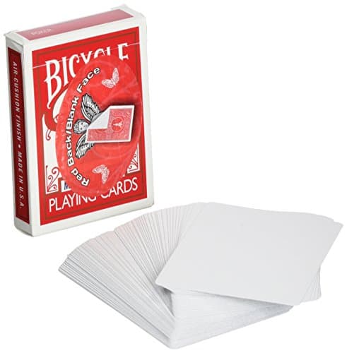 MMS Blank Face 809 Mandolin Back (Red Back) by USPCC - Trick