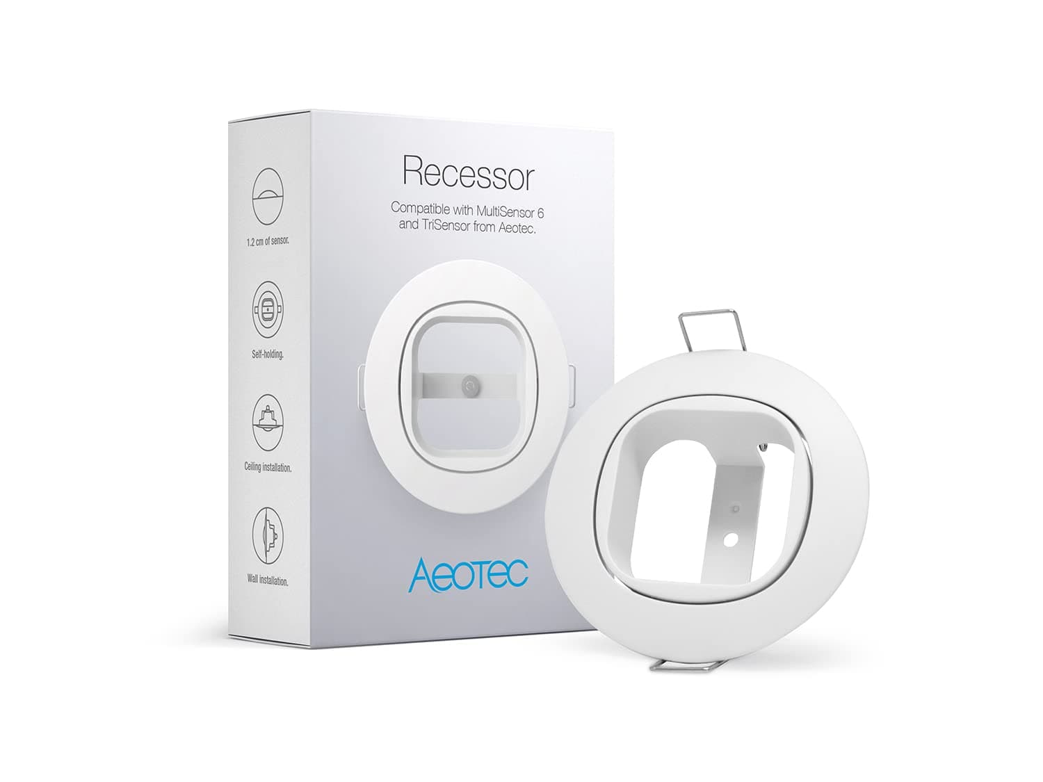 Recessor for MultiSensor and TriSensor – Discreet in-Wall Mount for a Seamless Smart Home Look