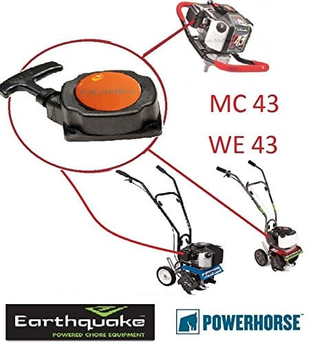 Pull Starter Recoil Assembly for Earthquake E43 Earth Auger Power Head Mini Cultivators"Caldwell"