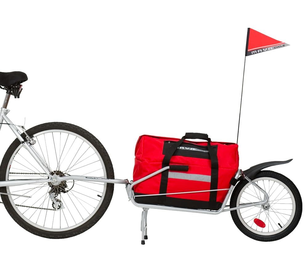 One Wheel Bicycle Cargo Trailer