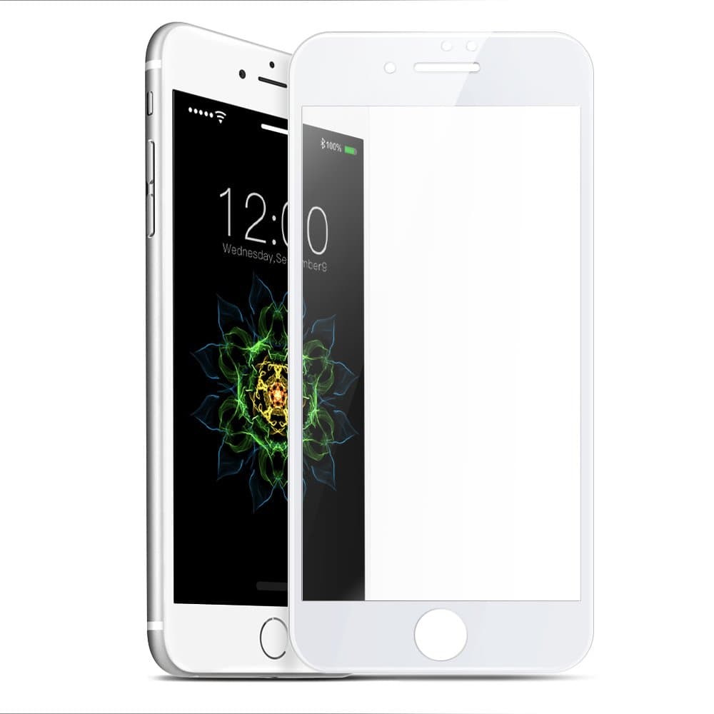 vontox iphone 7 plus 8 plus Screen Protector Tempered Glass, Glass Tempered Glass Protection Film 9H Hardness for iPhone 8plus/7plus (5.5 ") HD White