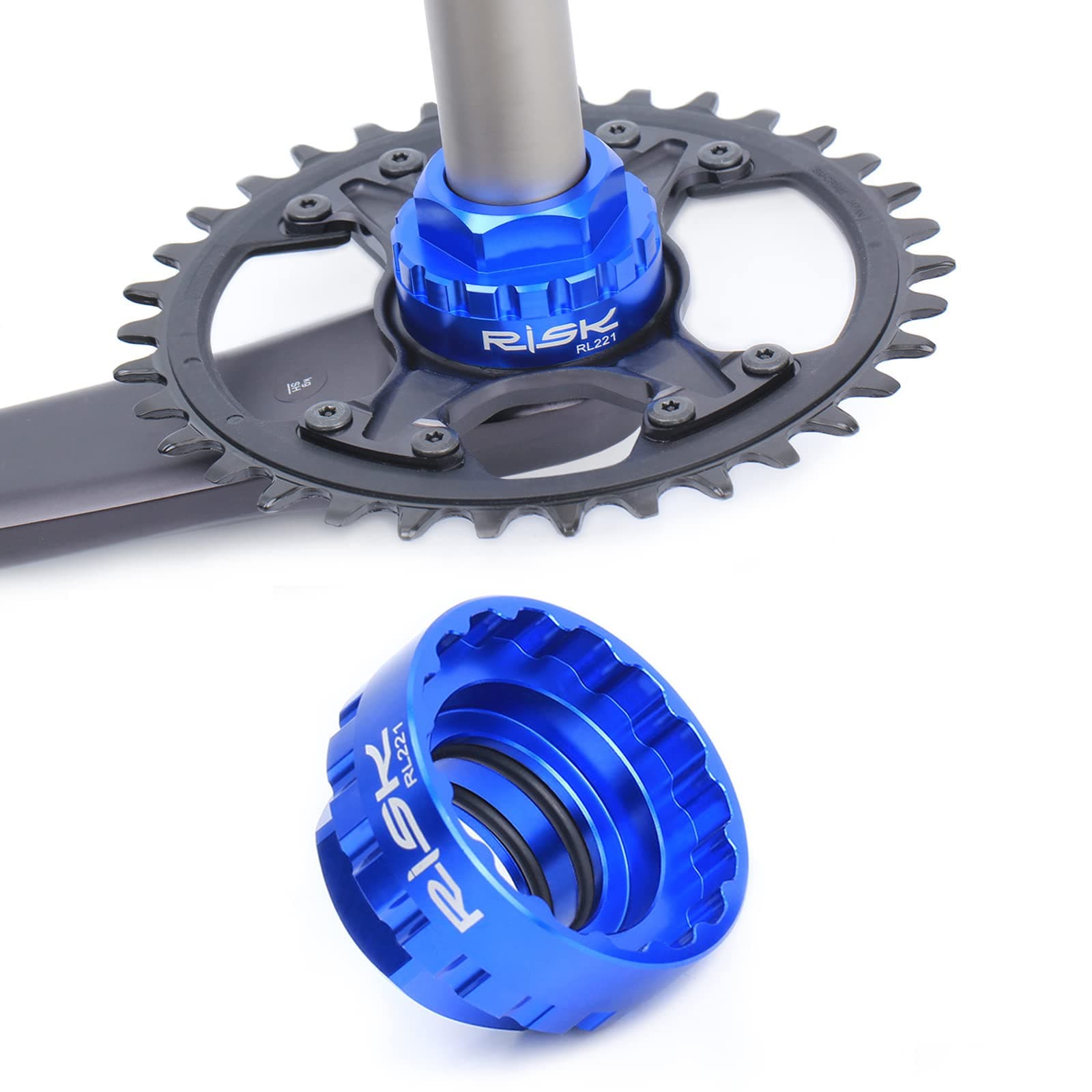 SONZUIA 12 Speed Bicycle Chainrings Lock Ring Removal Tool, Bike Direct Mount Lockring Tool for Shimano XTR 9120, M9100, M7100, XT 8100, XT SLX Mountain Bike Road