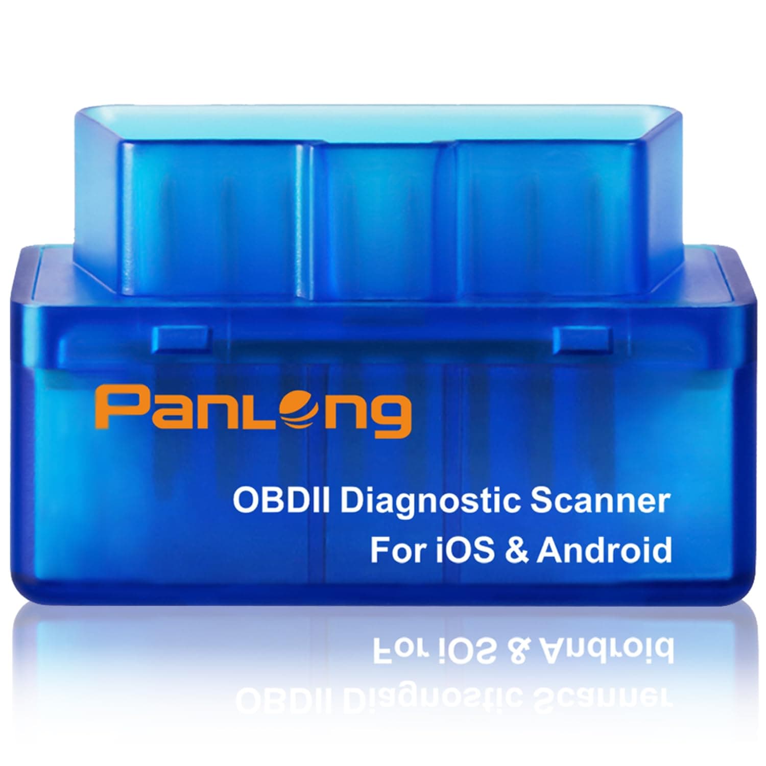 OBD2 Scanner Bluetooth for iPhone iOS Android OBDII Car Diagnostic Scan Tool Engine Fault Code Reader