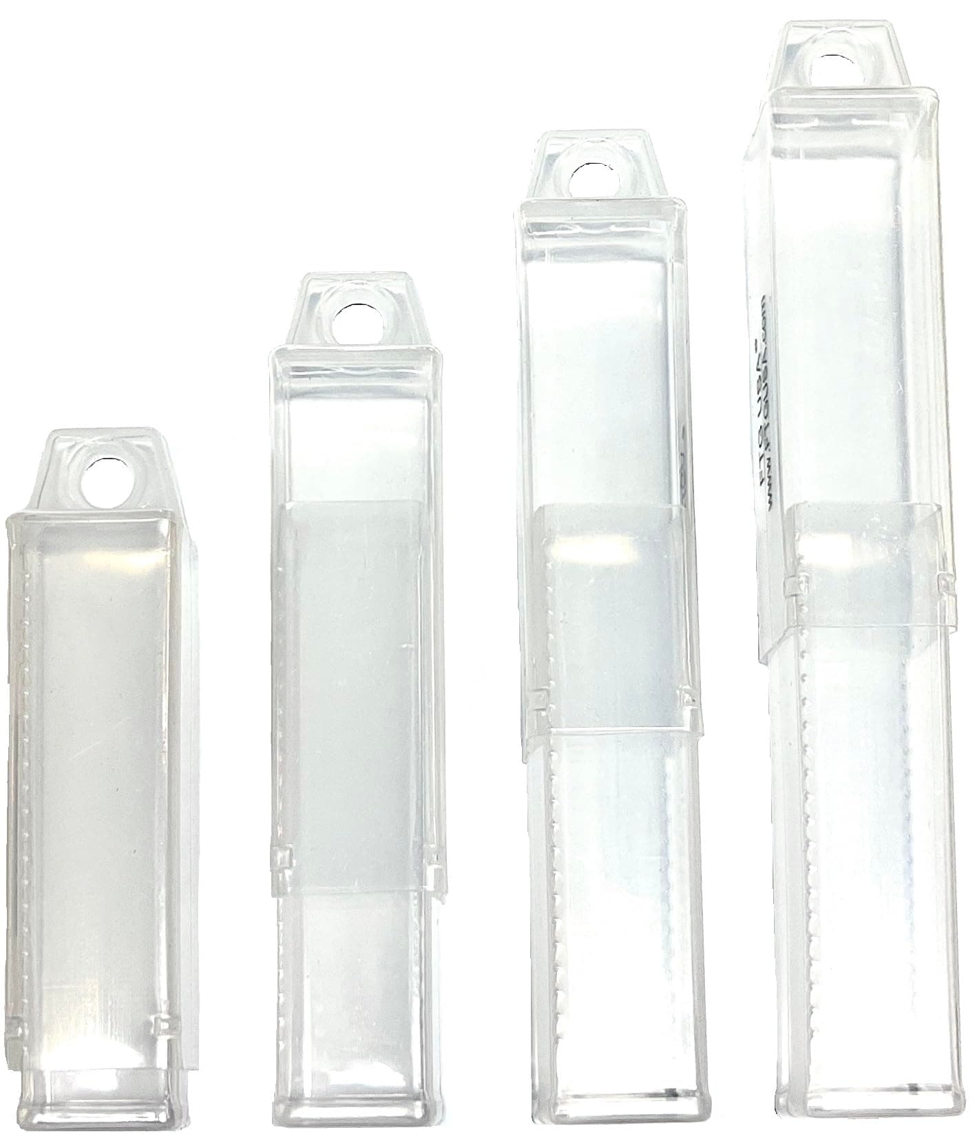 FTG USA Storage Container 4 Piece Medium Size Extendable Plastic Box Used as Storage Case for Countersink and Replacement Drill Bits