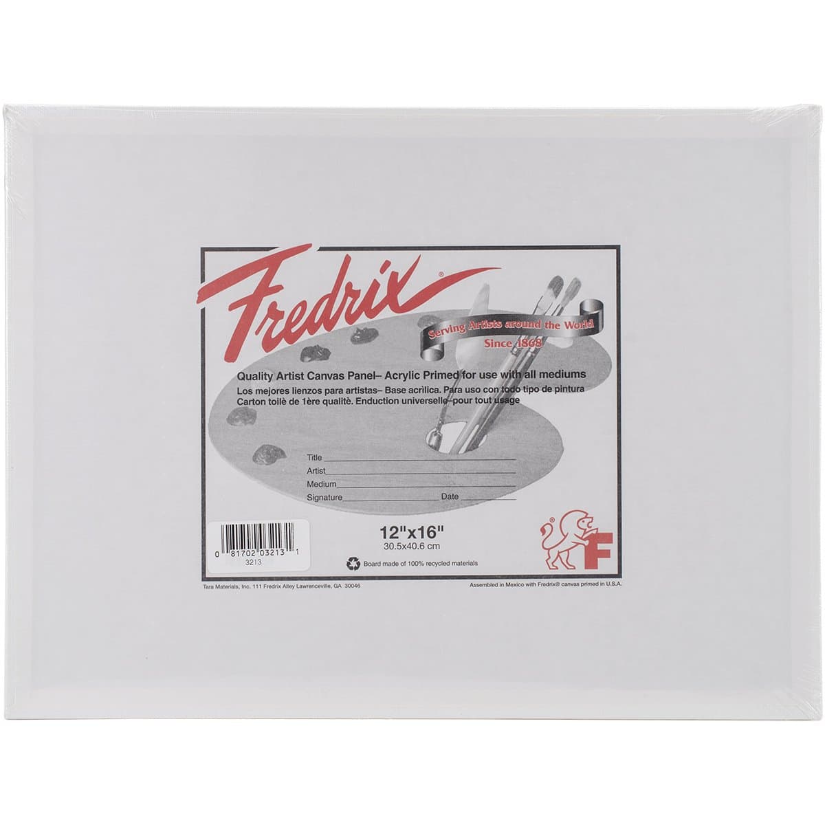 Tara Fredrix Canvas Panel-12 X16