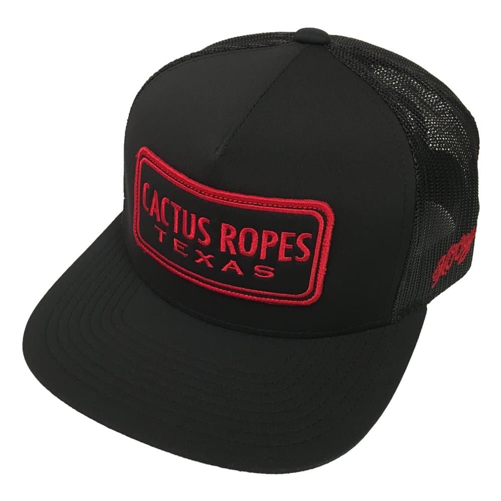 Cactus Ropes Red/Black Adjustable Snapback Hat