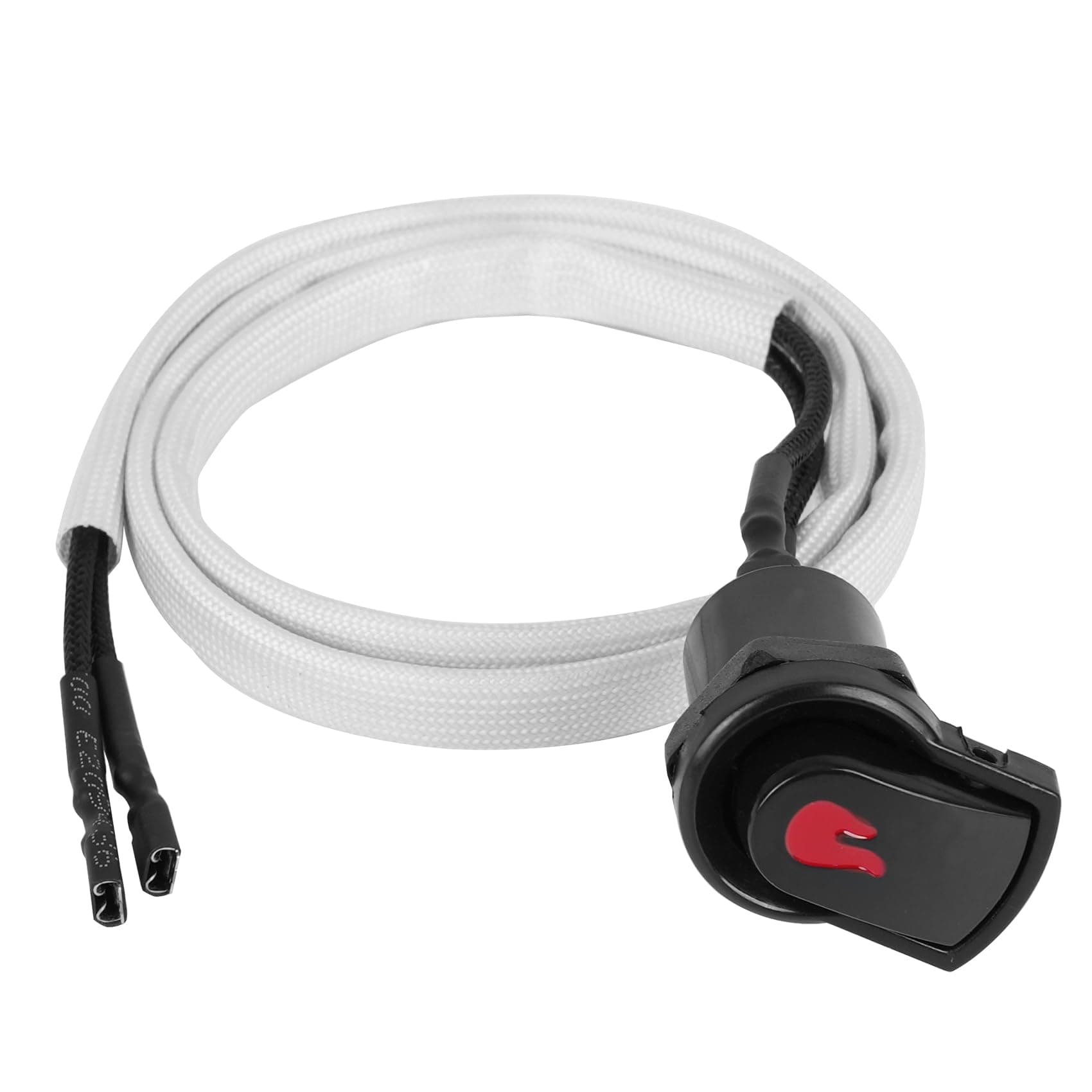 Electronic Ignition Switch/Button Grill Replacement Igniter Push Button Fits Char-Broil Surefire Ignition System (Includes 26” Wire)