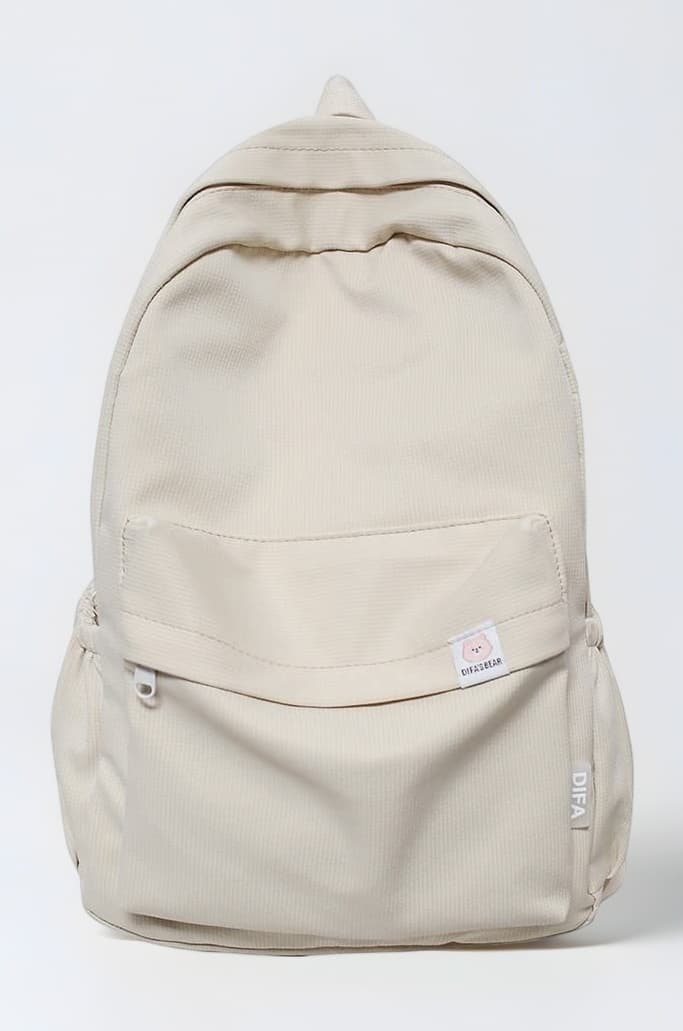 Cute Aesthetic Backpack for School College Student Solid Color Backpack Classic Backpack School Bookbag for Women