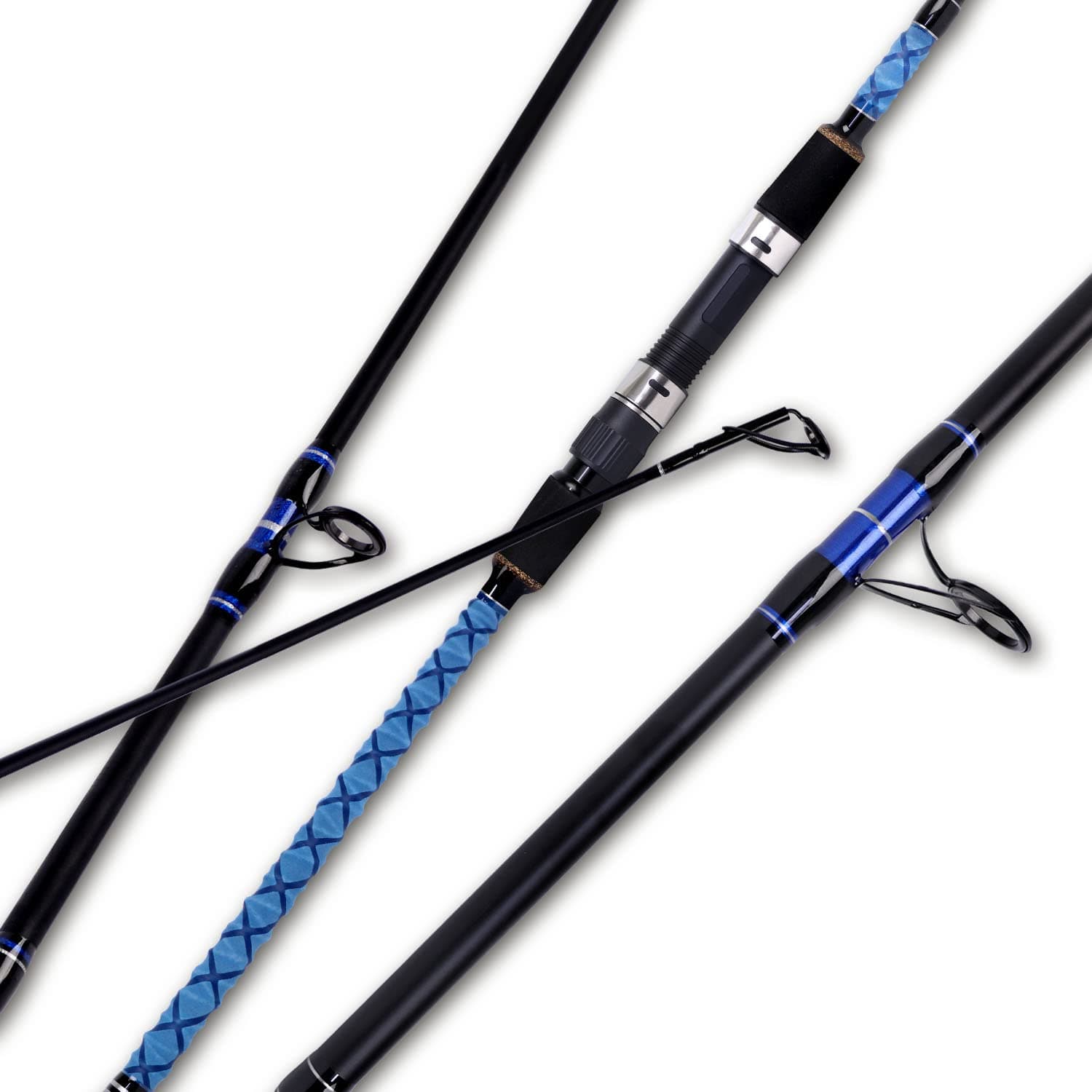 4Piece Blue Surf Rod