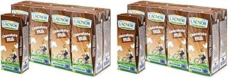 Lacnor Essentials Chocolate Milk, 100% Natural, Rich in Vitamin and Calcium, 28% Reduced Sugar, 180 ML Pack of 16