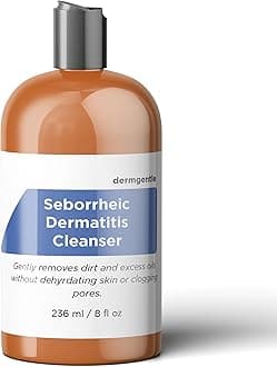 Seborrheic Face & Body Cleanser for Seborrheic Dermatitis - Hydrating Face Wash for All Skin Types, Gently Cleanses Face Without Over Drying, Daily Face Wash, Oil-Free, Soap-Free, 8 fl. oz