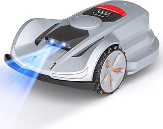 SUNSEEKER X7+ Wireless Robot Lawn Mower for 1.5 Acre Yards, with Smart APP Control, Vision AI & RTK, Path Planning, Adaptive Cut Height up to 4"