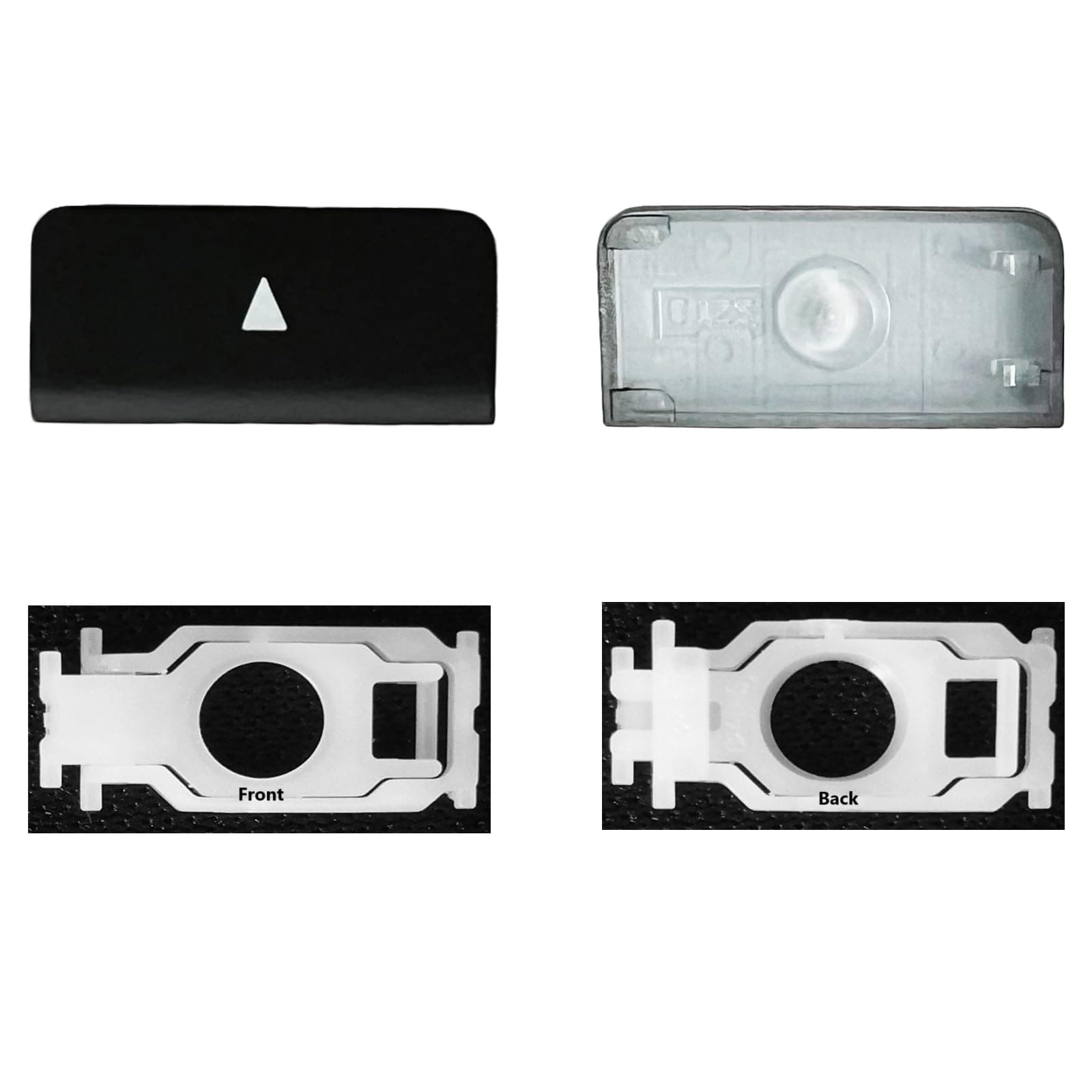 Individual Key Cap with Hinge Replacement for (M1 M2) MacBook Pro A2141 A2251 A2289 A2338 A2442 A2485,Replace for MacBook Air A2179 A2337 A2681 Keyboard Keycap (Up Arrow Key)