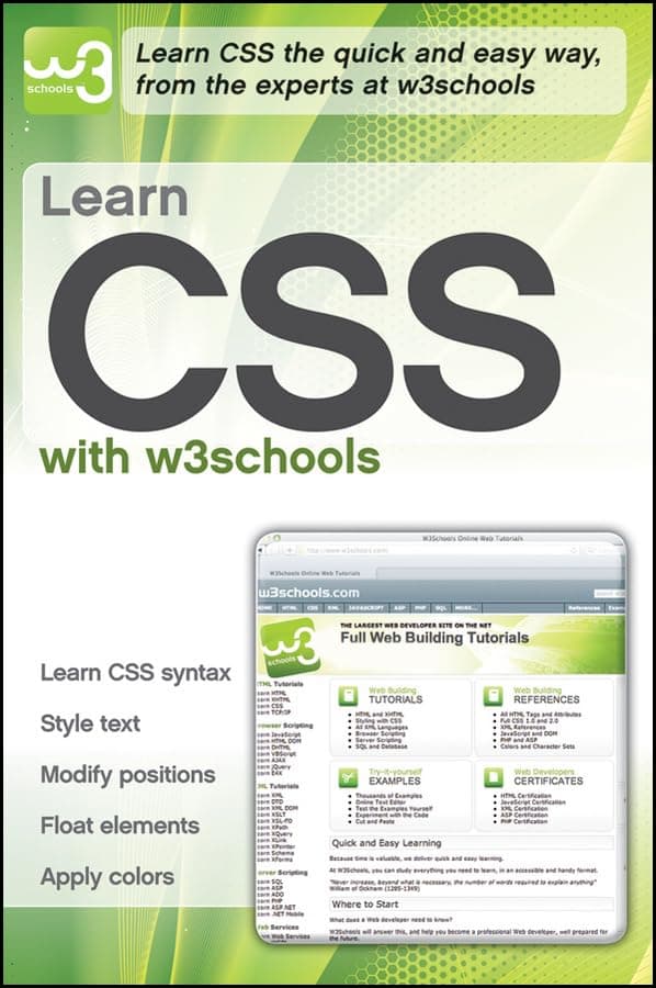 Learn CSS with w3Schools 1st Edition