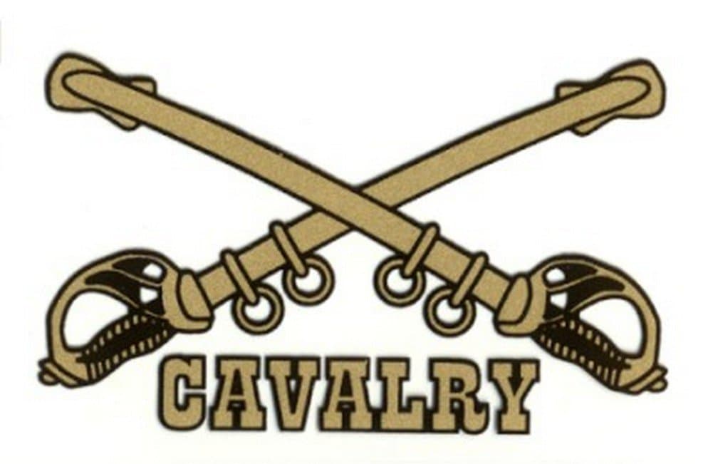 Army Cavalry Decal Sticker
