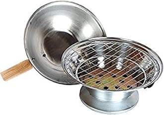 Kuber Industries Aluminium Multi Purpose Oven, Gas Tandoor, Barbeque Griller/Bati/Pizza Maker Set of 1 Pc (Code-02), Silver, Standard (TANDOORVA02)