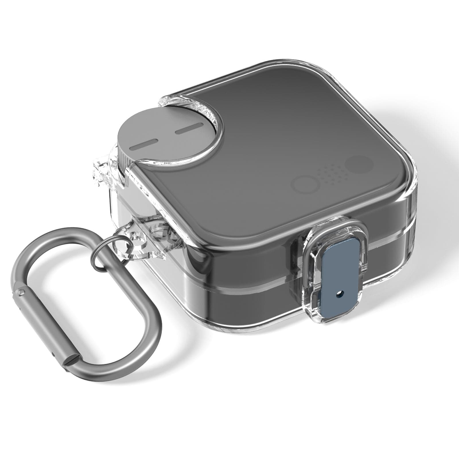 for CMF Buds Pro 2 / CMF Buds 2 Plus Case Cover, Transparent and Protective TPU Case with Secure Locking System & Keychain (Clear)