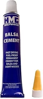 H.M.G. Balsa Cement 24ml - Essential Quick Drying Adhesive for Model Makers